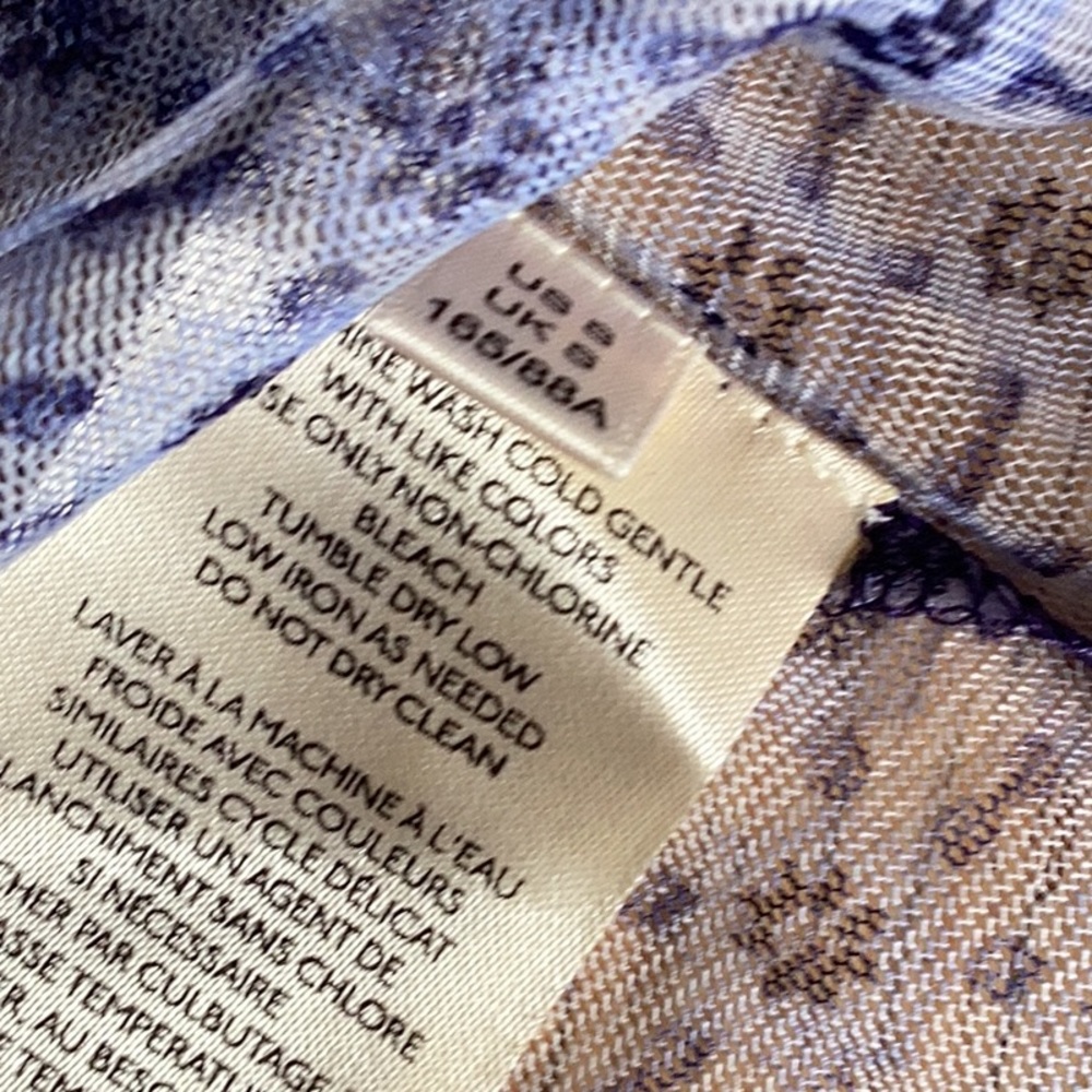 Free People NWT size small p retail $128.  Indigo combo. - Picture 9 of 9
